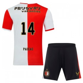 Camiseta de fútbol Feyenoord Rotterdam Paixao 14 Niño 1ª equipación 2025-26